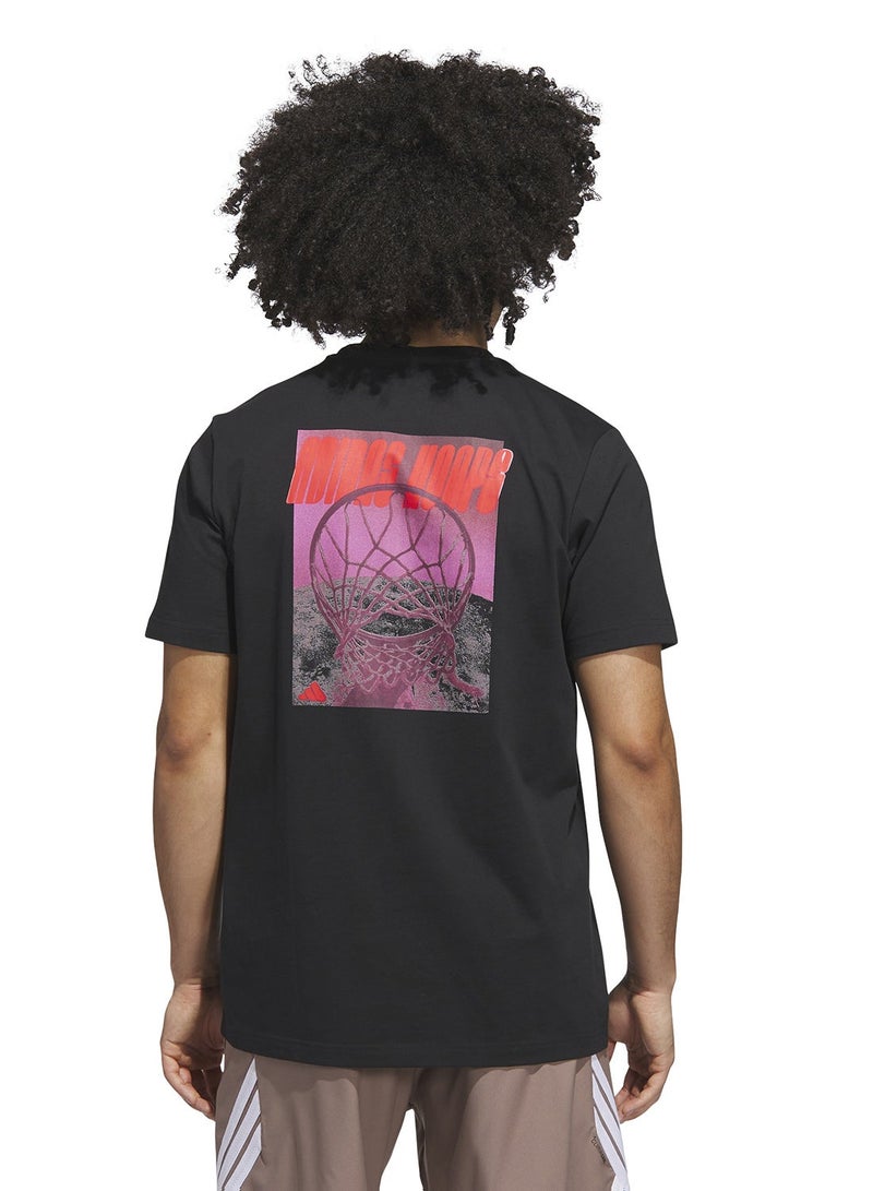 Adidas Hoops Graphic T-Shirt - Image 2